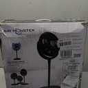 Air Monster 12 Inch Power Stand Fan - 3 Speed Settings, High Velocity, Adjustable Tilt, Black