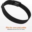 Stretchy Nylon Arm Band, Soft Breathable Elastic Adjustable Bicep Band with Case Compatible with Whoop 5.0