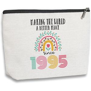 30th Birthday Gifts for Her, 30 Year Old Girl Birthday Gift Ideas, 1995 Birthday Decorations Makeup Bag, 30th Birthday Decorations for Women, Gifts for Mom, Sister, Friends, Wife, Female