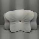 DONAMA Cervical Pillow for Neck and Shoulder,Contour Memory Foam Pillow,Ergonomic Neck Support Pillow for Side Back Stomach Sleepers with Pillowcase (Queen Size 24.8"Lx14.96"Wx5.51"H, Light Grey)