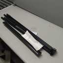 Amazon Basics High Boardroom Height Adjustable Flipchart Whiteboard and Display Easel Stand for Paper Pads and Signage, Portable, Collapsible Telescope Tripod, 37 x 18 x 28 in, Black