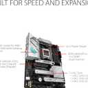 ASUS ROG Strix B650-A Gaming WiFi AMD B650 AM5 Ryzen Desktop 9000 8000 & 7000 ATX motherboard, 12 + 2 power stages, DDR5, 3x M.2 slot, PCIe 4.0, 2.5G LAN, WiFi 6E, USB 3.2 Gen 2x2 Type-C, Aura Sync