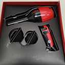 Solano Vero Rosso Ceramic Ionic Hair Dryer - Fast Drying 1600 Watt Lightweight Blow Dryer - Quiet + Ergonomic Design +Tourmaline for Added Shine and Smoothness - Italian-Made