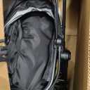 Pet Stroller for Small Dogs and Cats, One-Click Foldable Dog Stroller with Detachable Carrier & 3 Safety Tethers, Holds up to 33 lbs, Storage Basket & Cup Holder, Breathable Mesh, Black