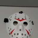 Halloween Costume Horror Mask Cosplay Costume Mask Party Masquerade Props Mask (White)