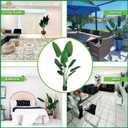 One 5 Foot Artificial Silk Bird of Paradise Palm Tree Potted Plant by Bagari