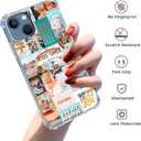 Christian Quotes Case for iPhone 13,Aesthetic Vintage Jesus Bible Verses Pattern Case,Trendy Soft TPU Bumper Case Compatible with iPhone 13