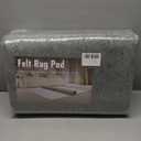 Non Slip Rug Pad Gripper - 8x11 Feet 1/8 Extra Thick Felt Under Rug for Area Rugs and Hardwood Floors,Super Cushioned Non Skid Carpet Padding