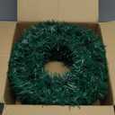 6 Pack Mini Christmas Wreaths for Windows Kitchen Cabinets, 12 Inch Small Christmas Wreath with Red Bows Artificial Christmas Tinsel Wreaths Mini Wreath Xmas Decorations for Home Door Wall Chair Stair