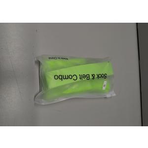 Baseball Socks and Belt Combo Set for Youth Boys Girls Adult, Softball Tball Belt Socks with Elastic Belts (Green, S)