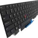 Laptop Replacement US Layout Keyboard for Lenovo ThinkPad T15 Gen 2 Type 20W4 20W5 20S6 20S7 P15s Gen 1 P15s Gen 2 Black 5N21B08451 5N21B08414