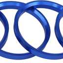 BRONEVO 66.1 to 73.1 Hub Centric Rings, ID=66.1mm OD=73.1mm,Aluminium Alloy Wheel Center Rings Hubrings Pack of 4