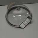 Microwave Splatter Cover with Water Steamer, Upgraded Microwave Cover for Food with Handle, Clear Plate Covers, Splatter Guard, Kitchen Essentials Gadgets, House Warming Gifts New Home, 10 Inch (Grey)