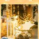 4 Pack 60 LED Fairy Lights Battery Operated with Timer, 20FT Waterproof String Lights Indoor Outdoor, Cuttable Battery Light for Home Bedroom Wedding DIY Centerpiece Christmas Decorations (Warm White)
