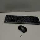 Logitech MK270 Wireless Keyboard and Mouse Combo for Windows, 2.4 GHz, 8 Multimedia Keys, PC, Laptop, Wireless Keyboard Compact Mouse Combo - Black (Pack of 1)