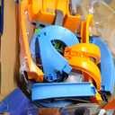 Fisher-Price Little People Toddler Toy Hot Wheels Racing Loops Tower Race Track with Stunt Ramp & Sounds for Pretend Play Ages 18+ Months