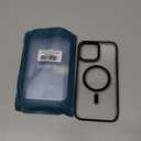 CACOE Magnetic Case for iPhone 13 Pro Max 6.7 inchCompatible with MagSafe & Magnetic Car Phone Mount,Not Yellowing AntiScratch (Black)