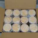 SHOWIN Thick Candle Jars for Making Candles 12 Pcs, 7 OZ Empty Jars with Wood Lids for Candle Making, Sample Container, Frosted White