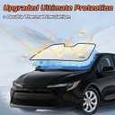 2017-2022 CR-V Windshield Sun Shade Compatible for 2017-2022 Honda CR-V Silver Reflective Foldable Front Sun Visor Sunshade Protector with Storage Bag Keep Interior Cool