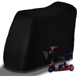 Sqodok Mobility Scooter Storage Cover, 420D Waterproof Wheelchair Cover for Storage, Mobility Scooter Accessories for All-Weather Outdoor Protection Dust Cover, 55" x 26" x 36"
