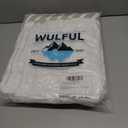 WULFUL Women's Winter Coats Lightweight Warm Thicken Puffer Jacket Waterproof Quilted Winter Jackets with Removable Hood (Large, White)