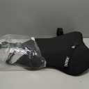 QUTOOL Lumbar Support Pillow for Car, Truck Accessories Travel Essentials, Memory Foam Back Cushion for Driving Seat, Back Pain Relief,Washable Cover, Lower Back Support Fits Most Cars(Black)