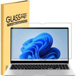 MUBUY-GOL Tempered Glass Screen Protector for 15.6" Samsung Galaxy Book5 360,Galaxy Book4 360 15.6,Galaxy Book4 15.6 inch Laptop, Anti Scratch 9 H Hardness, Anti Fingerprint
