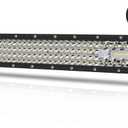 18 Inch LED Light Bar, AKD Part 134W Spot Flood Combo Off Road Driving Light Quad Row Super Bright Work Lights Bumper Grille LED Bar Lights for Truck Pickup SUV UTV ATV Tractor Golf Cart Boat