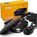 *New* 2024 Genuine Mag 544W3 4K Linux 4.9 Box 1GB DDR4 RAM - Built-in Dual 2.4G/5G WiFi - Replacement for mag 524w3 and 424W3, Black