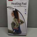 Heating Pad for Back, Comfytemp Birthday Gifts for Women Men Dad Mom, Large Electric Lower Back Heating Pad, FSA Eligible HSA Heat Pad for Period, Lumbar, Abdomen, XL Heated Belt  11 Auto-Off, Grey (15" x 24")
