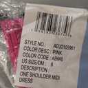 Adrianna Papell Women's One Shoulder Midi Dress: Size 6