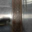 PATIKIL 12 x 3 Inch Door Air Vent Cover, Aluminum Grille Ventilation Cover Louvered with Mounting Screws for Cabinet Wardrobe Door, Black