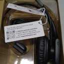 Trucker Bluetooth Headset, Wireless Headset with Mic for Work, Upgraded V5.3 Dual Noise Cancelling Microphones, Mute Button, Multipoint, 53H Battery, for Truck Drivers, Work from Home Office Phone (Black)