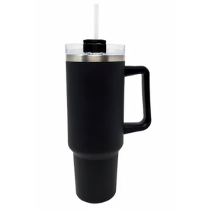 Vessel Stainless Steel Tumbler with Handle - Black