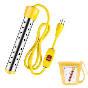 Immersion Water Heater 1500W, UL Listed Certified, Portable Submersible Water Heater with Intelligent Temperature Control, Stainless Steel & Dry-Burn Protection, for Bathtubs, Hot Tubs, Pools, Buckets