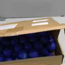 Shappy 72 Pcs Inspirational Stress Relief Balls Motivational Stress Ball Encouraging PU Bulk Balls for Adults Small Therapy Fidget Relief Toys for Valentines Gifts (Blue)