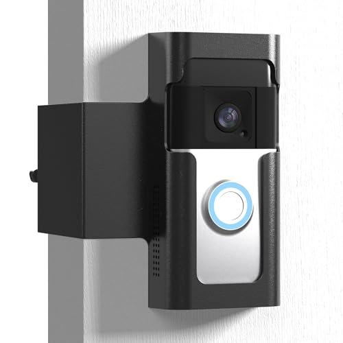 "MISSING CAMERA" Anti Theft Ring Doorbell Mount - Renter Friendly Ring Doorbell Holder for Apartment Door - All Metal Ring Door Bracket Blink Doorbell Mount No Drill