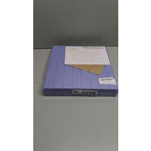 Bumusty Large Cork Board Alternative-36 x 24" Felt Bulletin Board Tiles, with 30 Pushpins, 40 Adhesive Tabs, 6-Pack Slat Wall Paneling, Cork Boards for Office Push Pin Board-Soft Periwinkle