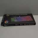 Wireless Keyboard and Mouse Combo, RGB Backlit, Rechargeable & Light Up Letters, FullSize, Soft Typing, Sleep Mode, 2.4GHz Quiet Keyboard Set for Mac, Windows, Laptop, PC, Trueque (Metallic Blue)