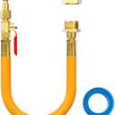 RV Winterizing Kit Fit for Camper Boat Travel Trailer Sprinkler Blowout Adapter Winterize Sprinkler Systems with Shut Off Valve, Air Compressor Quick Connect Plug to 3/4" Hose