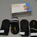 QUMY Dog Shoes for Large Dogs, Medium Dog Boots & Paw Protectors for Winter Snowy Day, Summer Hot Pavement, Water-Resistant in Rainy Weather, Outdoor Walking, Indoor Hardfloors Skid-Resistant Sole (Size 6: 2.6''x3.0''(W*L) (Pack of 4))