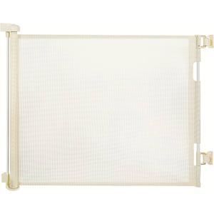 Retractable Baby Gate, Mesh Dog Gate for Doorways, Extends up to 55" Wide, 33" Tall Child Safety Gate for Doorways, Indoor & Outdoors, Stairs, Hallways