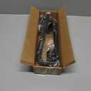 Black Curtain Rod, Room Darkening Rods for Windows 28 to 48 Inches(2.3-4Ft), Wrap Around Curtain Rods, Heavy Duty Blackout Drapery, Modern Decorative Window Treatment Rod, Matte Black