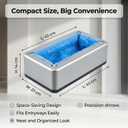 Shoe Covers Dispenser with 200 Disposable Non-Slip Covers, Automatic Shoe Cover Machine for House, Hands-Free Design, Fits Most Sizes, Ideal for Home, Office, and Floor Protection
