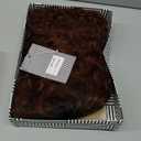 Spotlight Short Kinky Curly Wigs 10 inch Bob Loose Wave Human Hair Wigs for Women Brazilian Virgin Human Hair Wigs with Bangs 180% Density Natural Looking (Reddish Brown, TT1B/33)