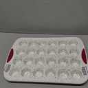 Trudeau White Confetti 24-Count Mini Muffin Pan