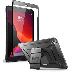 SUPCASE for iPad 9th Generation Case with Screen Protector (Unicorn Beetle Pro), [Built-in Stand] Heavy Duty Rugged Protective Case for iPad 10.2 9th / 8th / 7th Generation (2021/2020/2019), Black