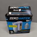 ZeroWater Official Replacement Filter - 5-Stage 0 TDS Filter Replacement - System IAPMO Certified to Reduce Lead, Chromium, and PFOA/PFOS, 2-Pack