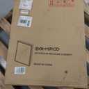 20x28 Inch Black Bathroom Medicine Cabinet with Mirror Metal Medicine Cabinet Recessed or Surface Wall Mounted Mirror Cabinet Brushed Matte Aluminum Alloy Framed