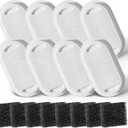 Cat Water Fountain Filter, 8 Packs Replacement Filters for SARPAWS PWS-158B (74oz/2.2L), 2 Months Set of Replacement Filters for Ultra Quiet Pet Water Fountain, 8 Cat Fountain Filter